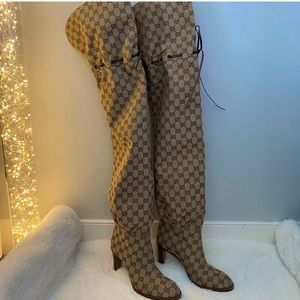 Gucci thigh high boots ✨